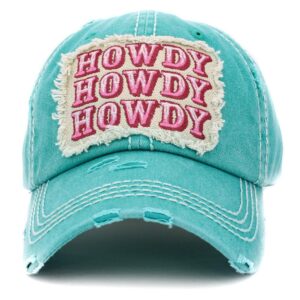 Teal Howdy Howdy Howdy Hat