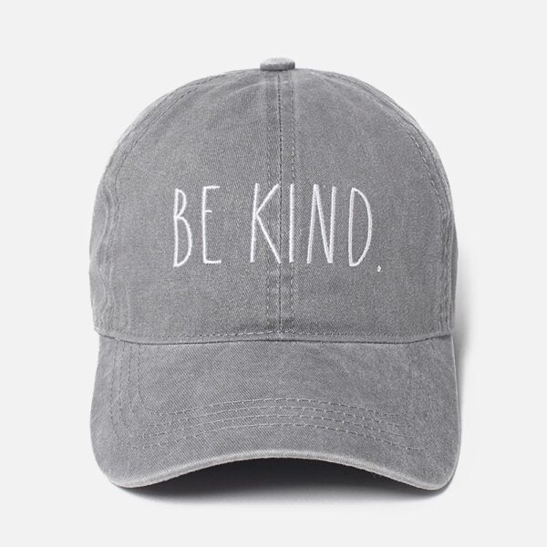 Light Gray Be Kind Hat
